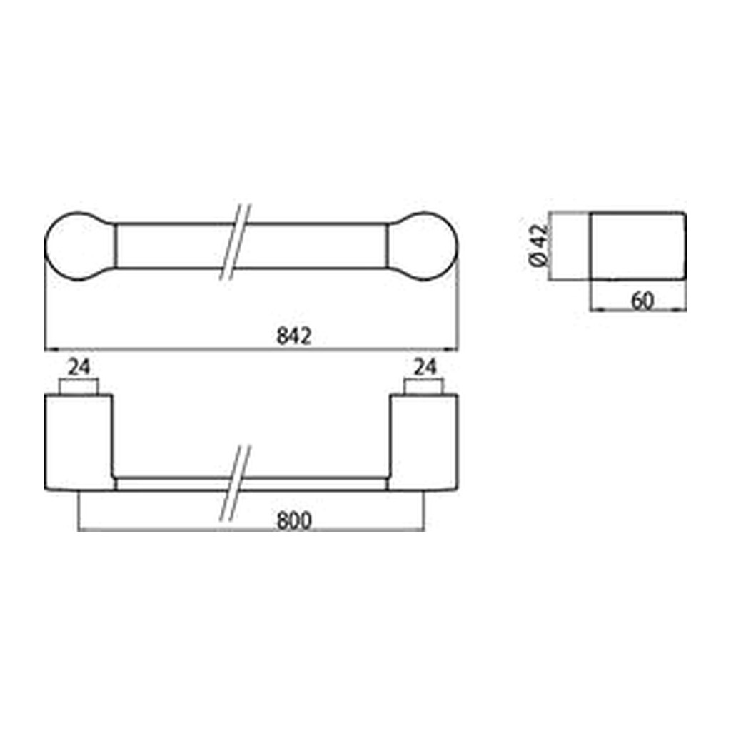 Obrázok Emco Fino 846000180 držiak na uterák 80 cm