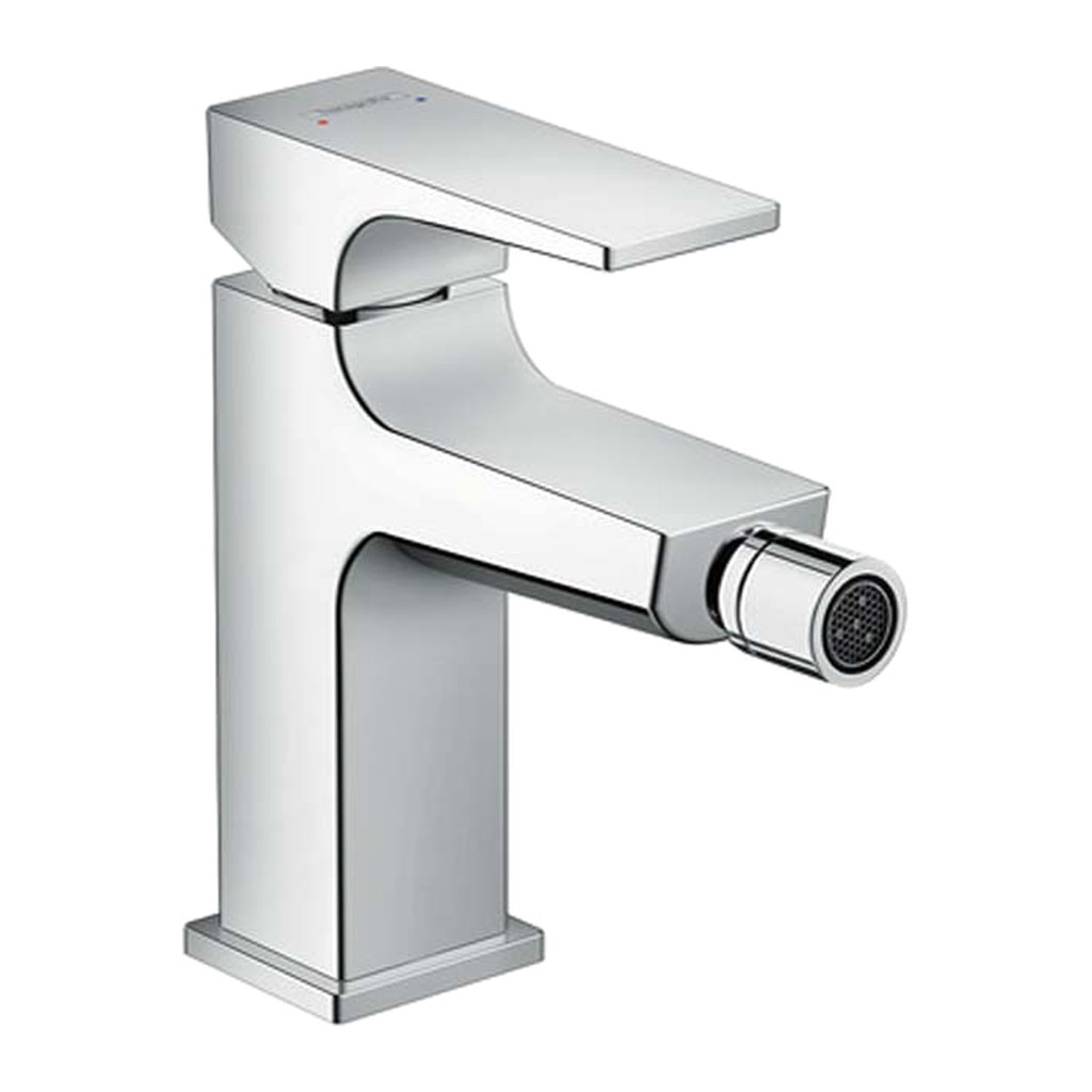 Obrázok HANSGROHE - Metropol Páková bidetová baterie s odtokovou soupravou Push-Open, chrom (32520000)