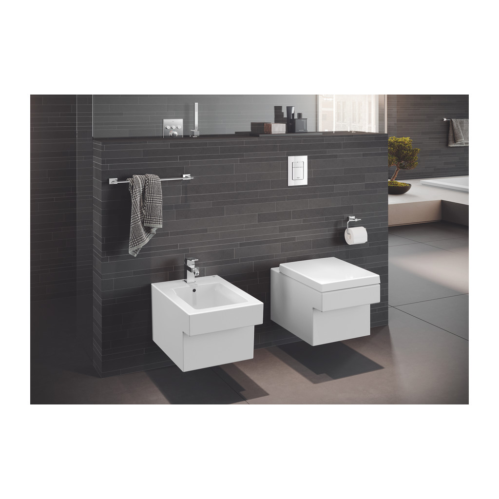 Obrázok GROHE - Cube Ceramic Závěsný bidet s přepadem, PureGuard, alpská bílá (3948600H)