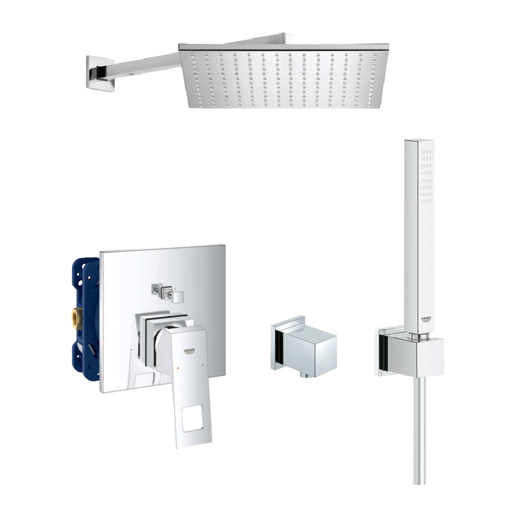 Obrázok Grohe Eurocube SET 1 - Sprchový systém pod omietku, Eurocube, páková batéria- kompletná sada