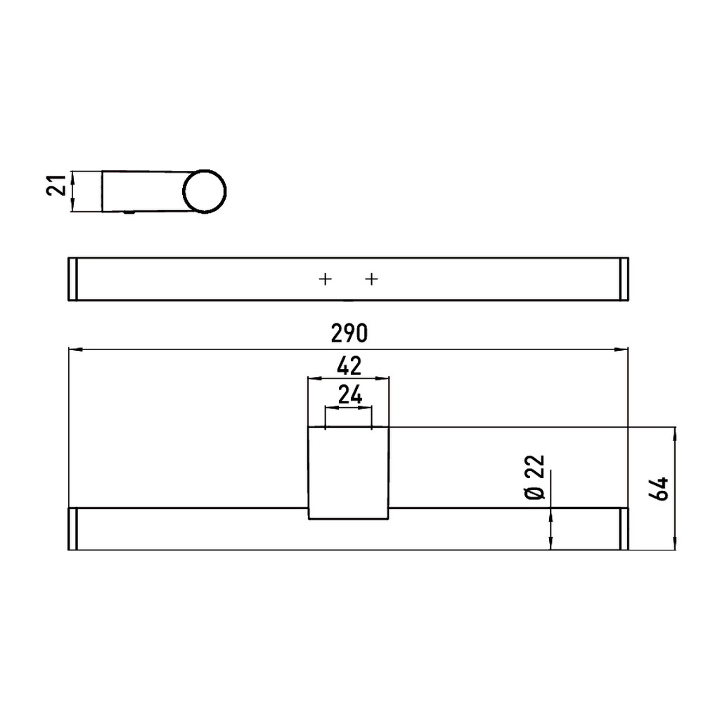 Obrázok Emco System 2 - Dvojitý držiak náhradného toaletného papiera, chróm 350500101