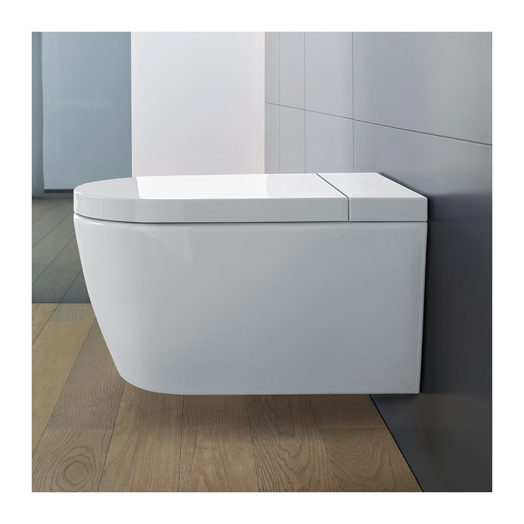 Obrázok Duravit SensoWash® Starck f Plus Compact - bidetové sedátko s keramikou, 650000012004320