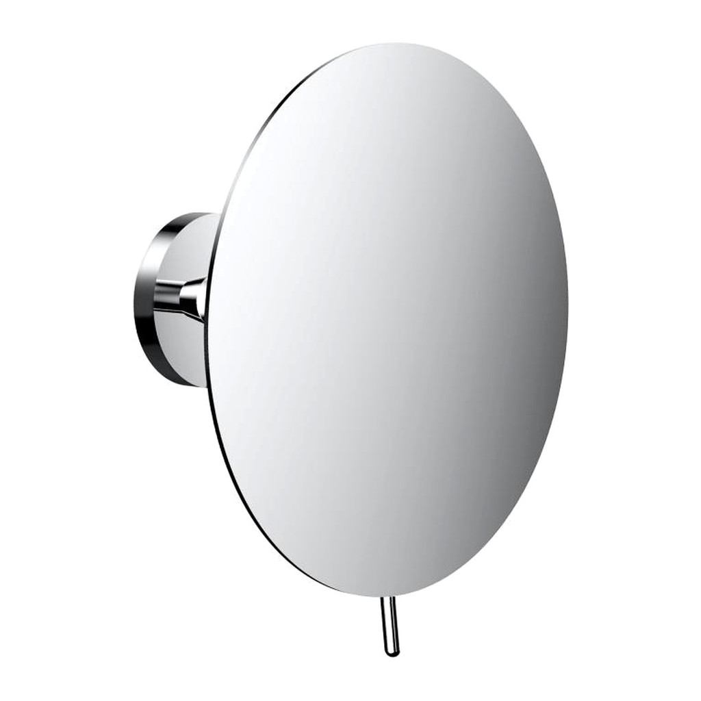 Obrázok Emco Cosmetic mirrors Pure - Nástenné okrúhle holiace a kozmetické zrkadlo, Ø 190 mm, 3 násobné zväčšovanie, chróm 109400106