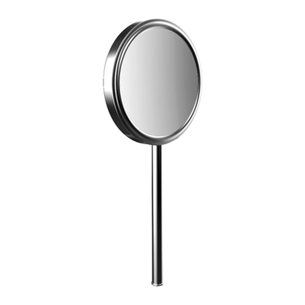 Obrázok Emco Cosmetic mirrors Pure - Okrúhle ručné zrkadlo, Ø 127 mm, 3 násobné zväčšovanie, chróm 109400131