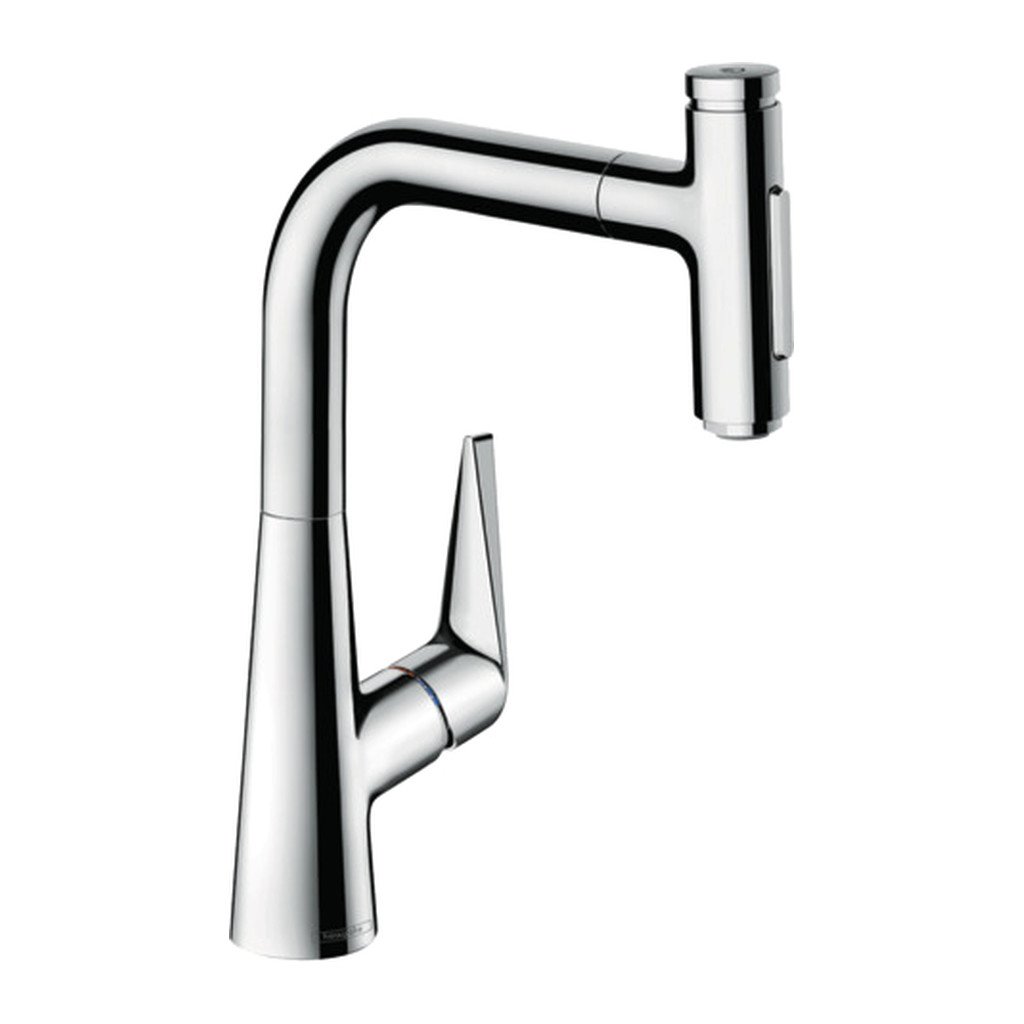 Obrázok Hansgrohe Talis Select M51 - Páková kuchynská batéria 220, vyťahovateľná sprška, chróm 72824000