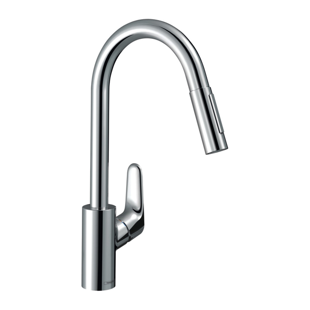 Obrázok Hansgrohe Focus M41 - Páková kuchynská batéria 240, Eco, vyťahovateľná sprška, 2jet, chróm 31833000