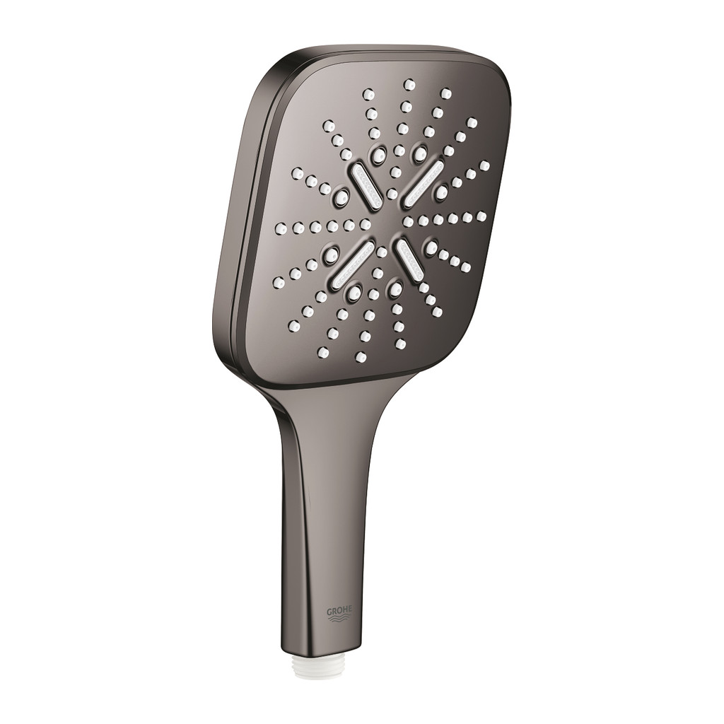 Obrázok Grohe Rainshower SmartActive 130 Cube - Ručná sprcha s 3 prúdmi, Hard Graphite 26582A00