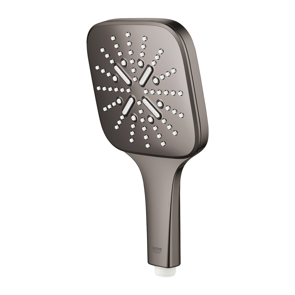 Obrázok Grohe Rainshower SmartActive 130 Cube - Ručná sprcha s 3 prúdmi, Hard Graphite 26582A00