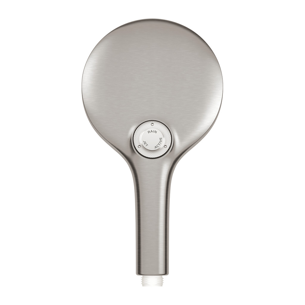 Obrázok Grohe Rainshower SmartActive 130 - Ručná sprcha s 3 prúdmi, 9,5 l / min obmedzovač prietoku, supersteel 26574DC0