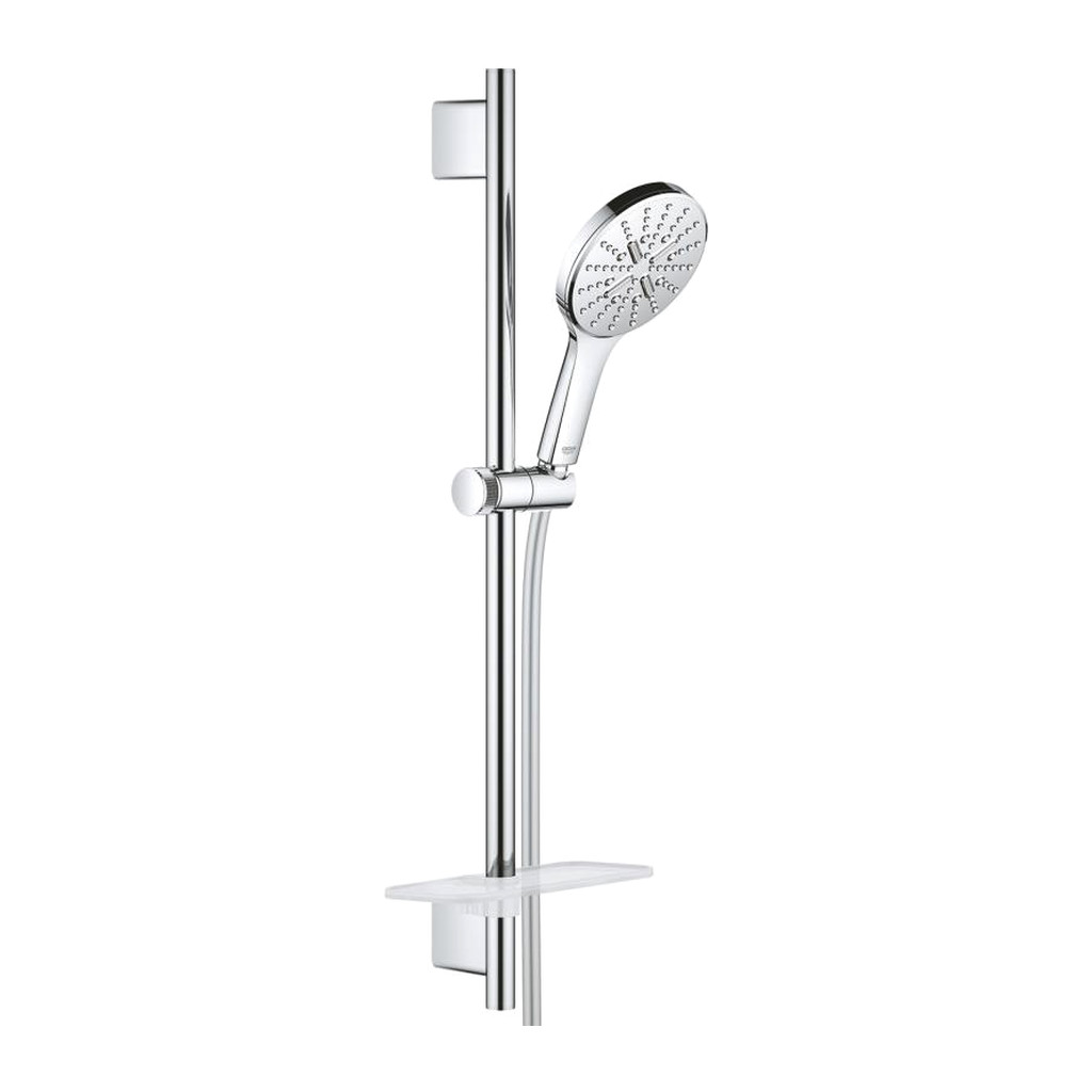 Obrázok GROHE - Rainshower SmartActive Súprava sprchovej hlavice 130 9,5 l/min, 3 prúdy, tyče 600 mm a hadice, chróm (26575000)