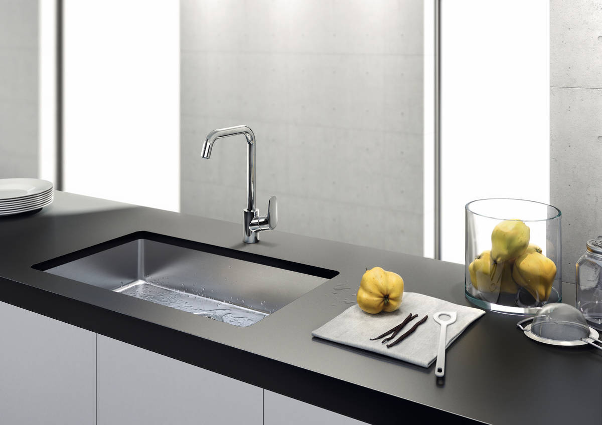 Obrázok Hansgrohe Ecos - Drezová batéria stojanková, ComfortZone 270, Eco, chróm 14816000