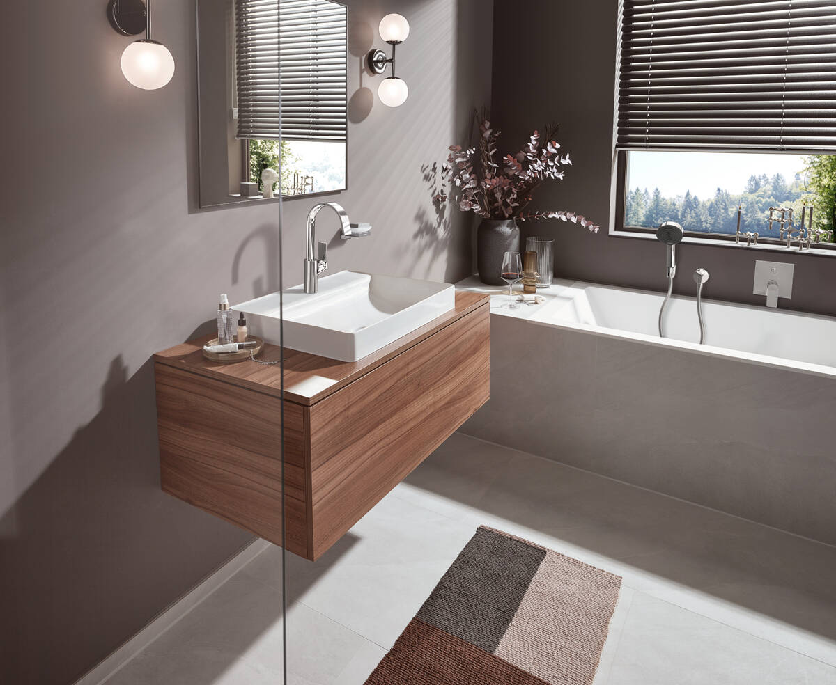 Obrázok HANSGROHE - Vivenis Umývadlová batéria 210, s otočným výtokom, EcoSmart, chróm 75032000