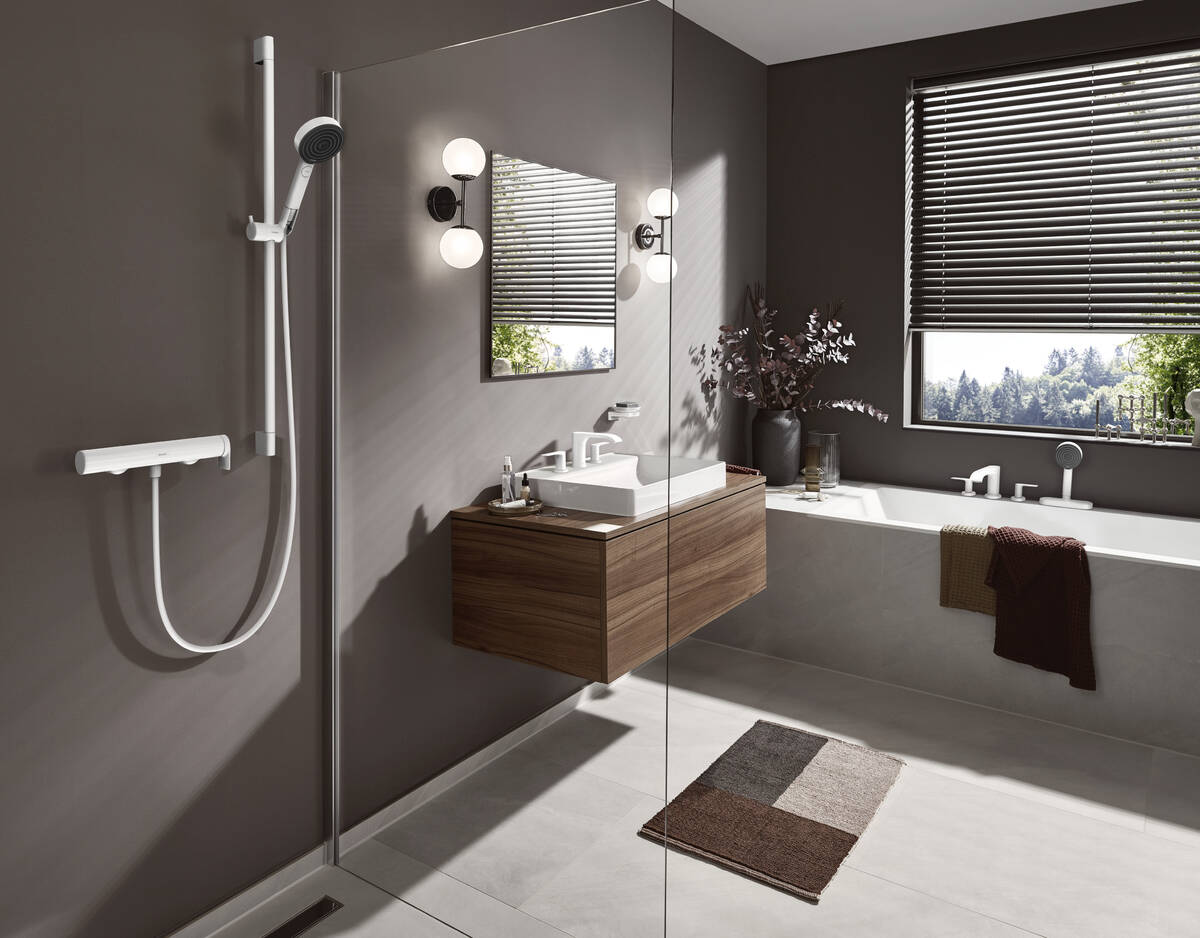 Obrázok HANSGROHE - Vivenis Sprchová batéria, matná biela 75620700