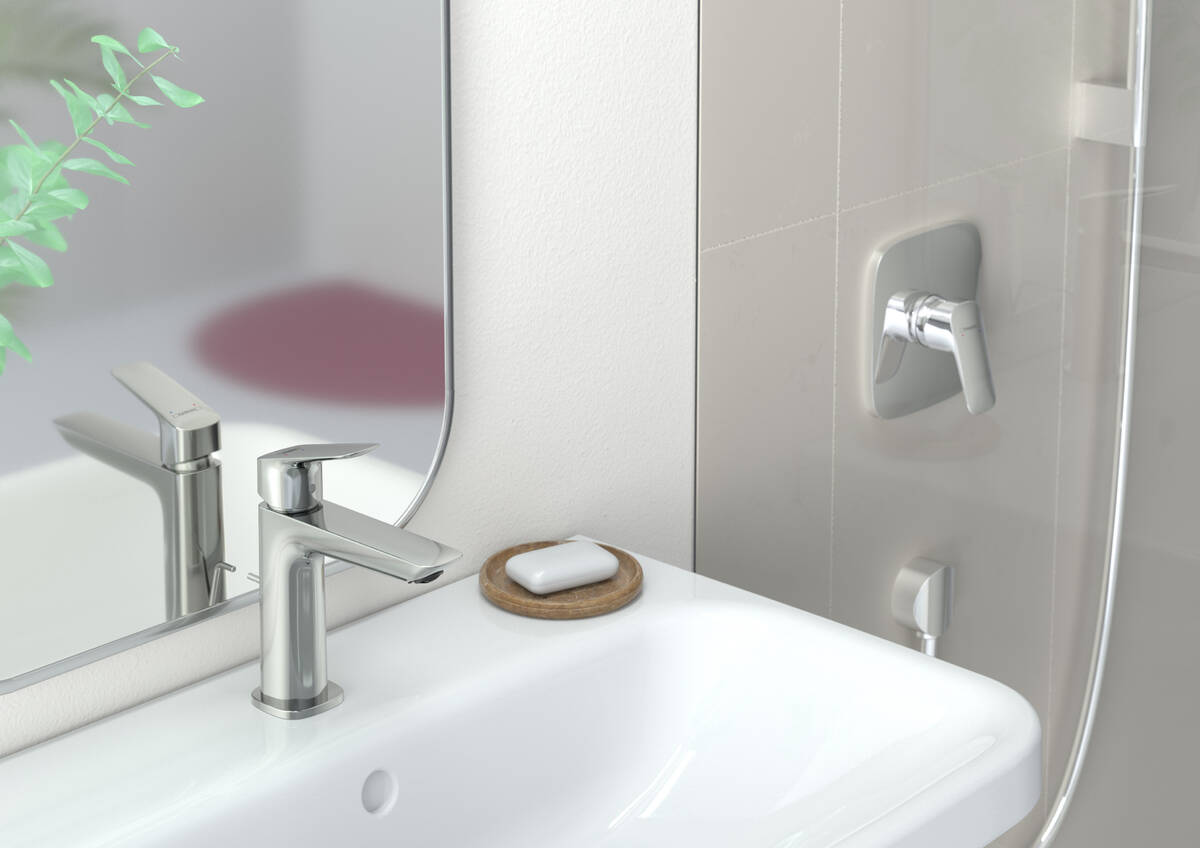 Obrázok HANSGROHE - Logis Umývadlová batéria Fine 110, EcoSmart, chróm 71253000