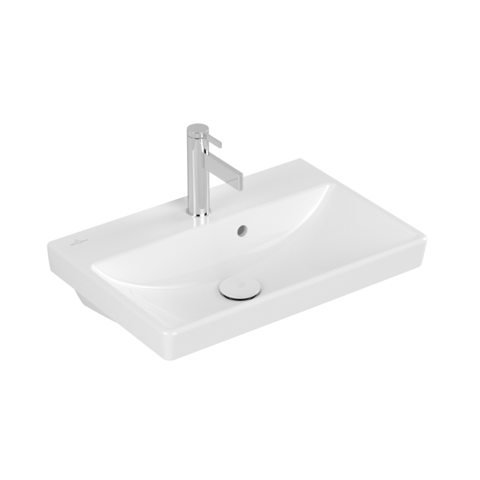 Obrázok Villeroy & Boch Avento, 55x37cm umývadlo s prepadom, biele, 4A005501 