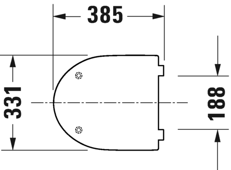 Obrázok DURAVIT - DuraStyle Basic Detské sedadlo na závesné WC, SoftClose, alpská biela 0021390000