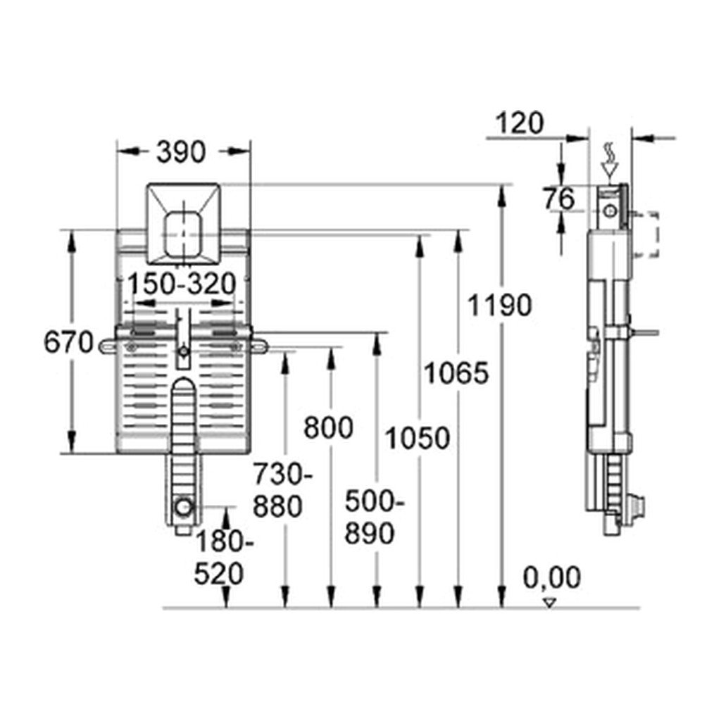 Obrázok GROHE - Uniset Uniset pro pisoáry (38785000)