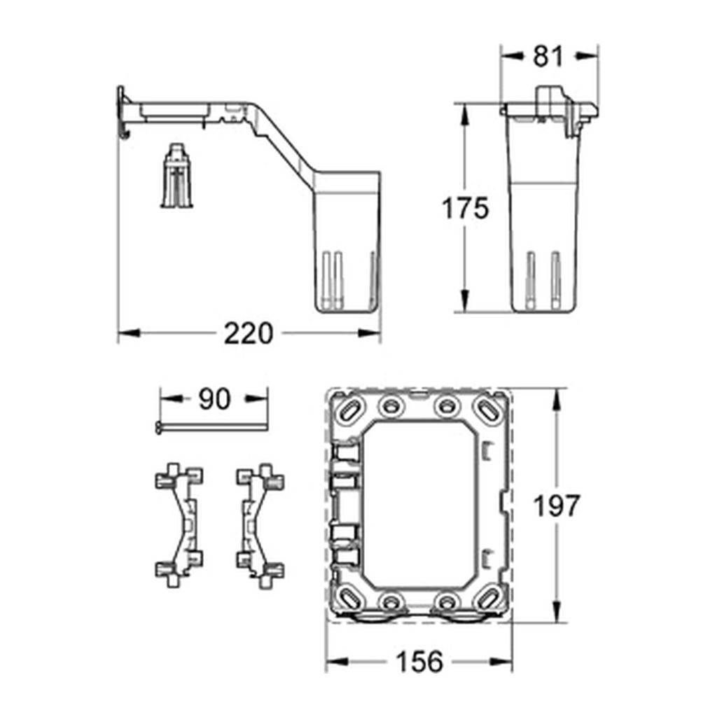 Obrázok Grohe Príslušenstvo - Prestavbový set 38796000